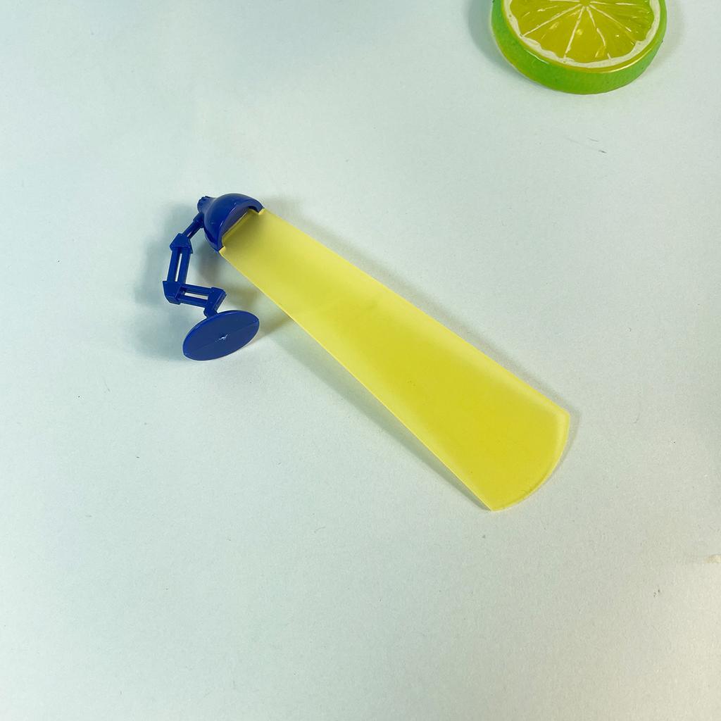 1Pc Creative Desk Lamp Shaped 3D Plastic Bookmarks Simulation Light Highlight Transparent Reading Board Student Teacher Gifts