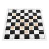 Wooden International Checkers Board Game Checkers Pieces Film Chessboard Transparent Plastic Box