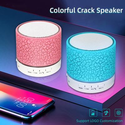 A9 Портативный светодиодный светильник с эффектом трещин, Bluetooth-совместимый динамик, U-диск, TF-карта, сабвуфер, музыкальный плеер для телефона