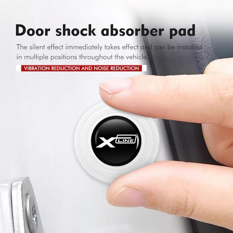 4/8Pcs Car Door Stopper Shock Absorb Eco Silent Pad For KIA Sportage Soul Picanto Stonic Venga Sorento Forte hxqgn22