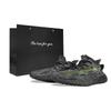 Оригинальные Yeezy Boost 350 V2 Устойчивые к истиранию Устойчивые к истиранию Низкие повседневные кроссовки Унисекс Черно-зеленые ID4811(Team373-BOX)