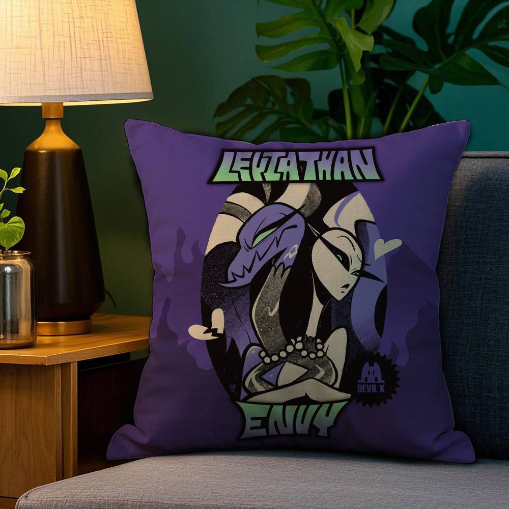 Аниме H-HelluvaS B-Boss Наволочка Плюшевая Ткань Мягкая Двусторонняя Печать Дом Диван Высокое Качество Наволочка Подушка