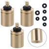 Compact Copper Nozzle Connector for Easy Gas Cylinder Refills 3pcs