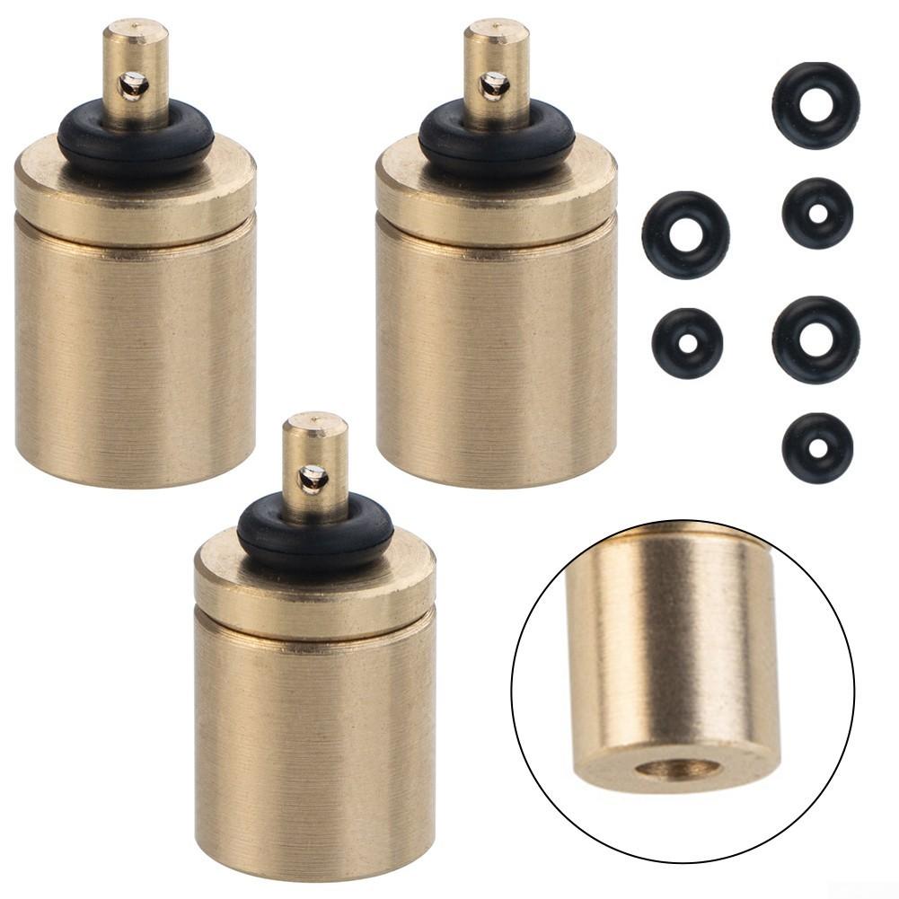 Compact Copper Nozzle Connector for Easy Gas Cylinder Refills 3pcs