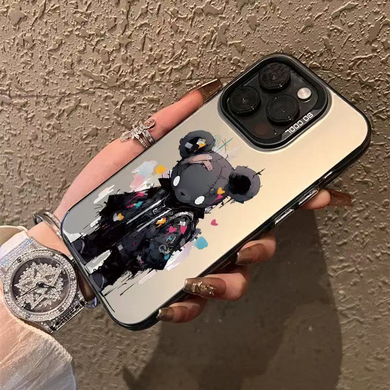 Новый персонализированный чехол для мобильного телефона iPhone 17, подходящий для внешней торговли, Apple 16promax/15, противоударный 14pro13, Европа и Америка