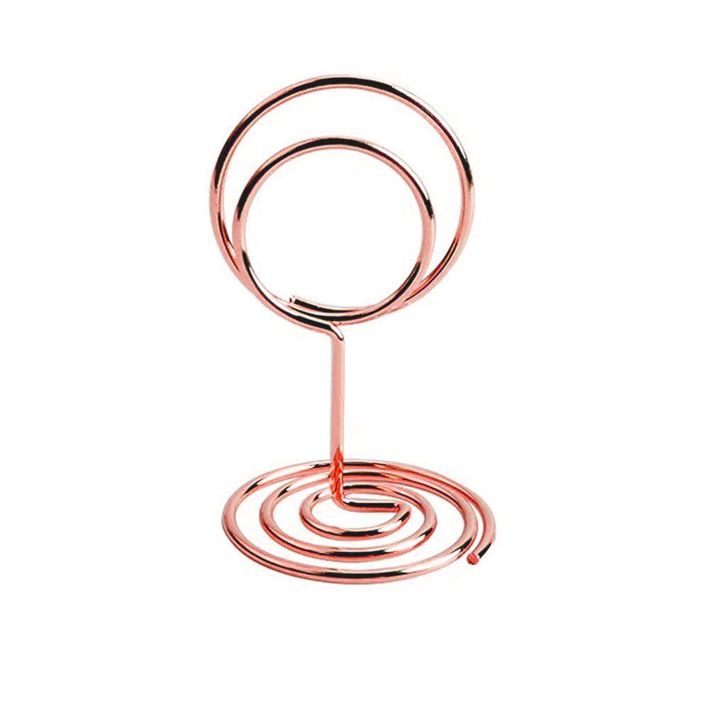 Украшения Зажим для бумаги Свадебные принадлежности Карточка для рассадки Фотографии Зажимы Зажимы Подставка Держатель для номеров столов