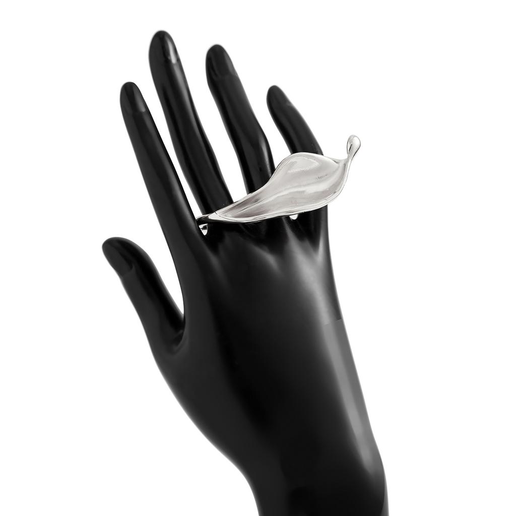 Кольца в форме листьев из металла для женщин и мужчин, винтажное панк-золото-серебряное регулируемое кольцо с отверстием, матовое, 2024, подарочные ювелирные изделия