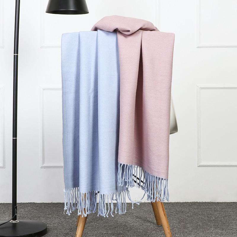 Womens Thick Cashmere Scarf Large Pashmina Shawls and Wraps Light Blanket Scarf for Evening Dress Warm Daily Travel Office