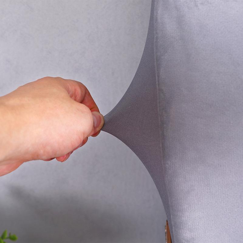 Универсальный эластичный чехол для изголовья кровати из утолщенного хлопка - мягкий, универсальный пылезащитный чехол