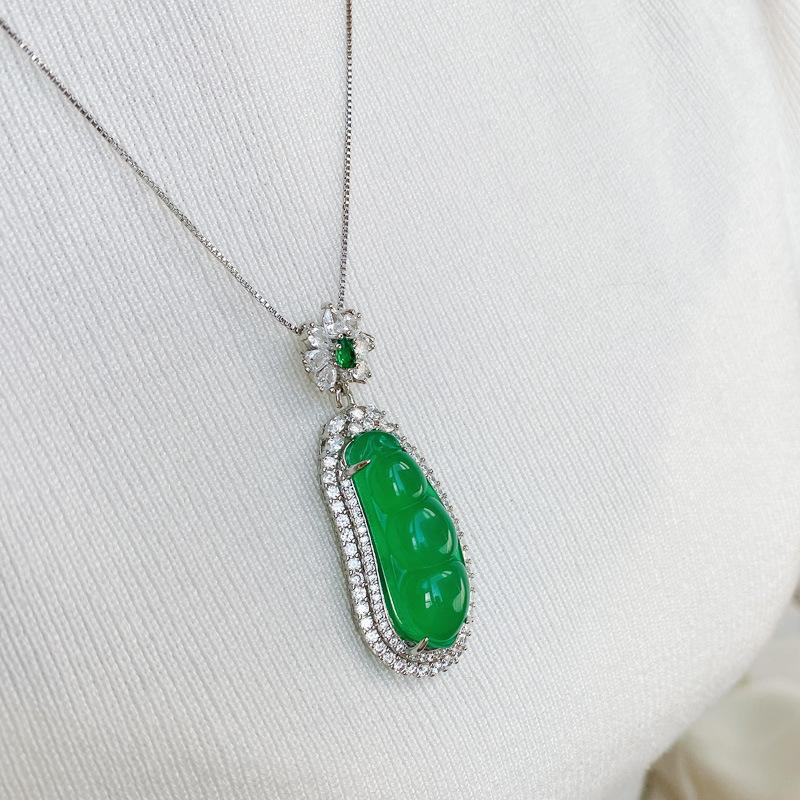 Sace Gems Классический медный сплав Циркон женский кулон ожерелье модный подарок