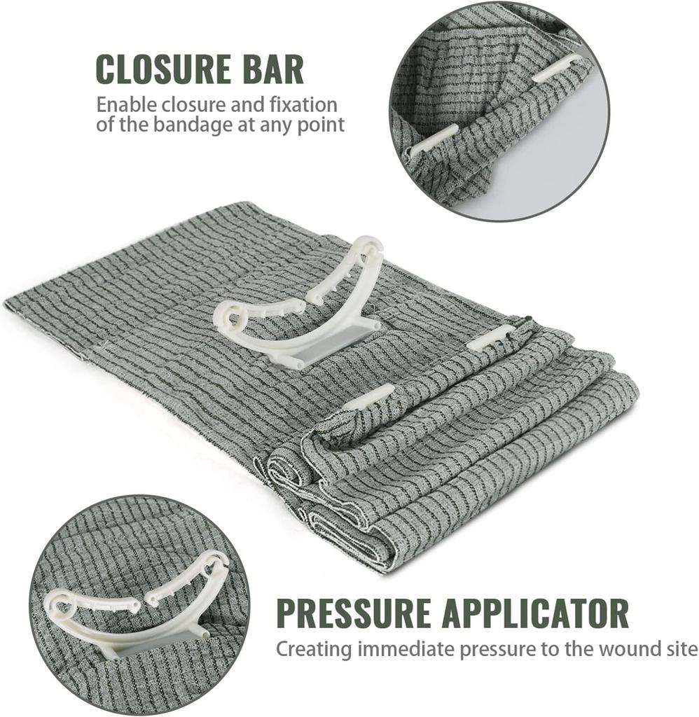 4/6 дюймов Израильский бинт Раневая повязка Аварийный бинт Боевая компрессионная Тактическая первая помощь IFAK Травма Военная медицинская