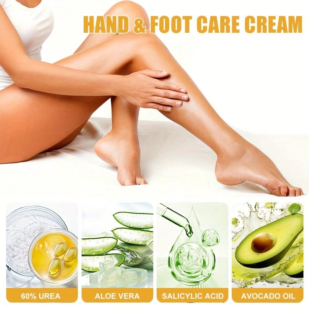 Интенсивный крем для ног с мочевиной восстанавливает потрескавшиеся пятки, увлажняет и разглаживает сухую кожу на ногах и руках.