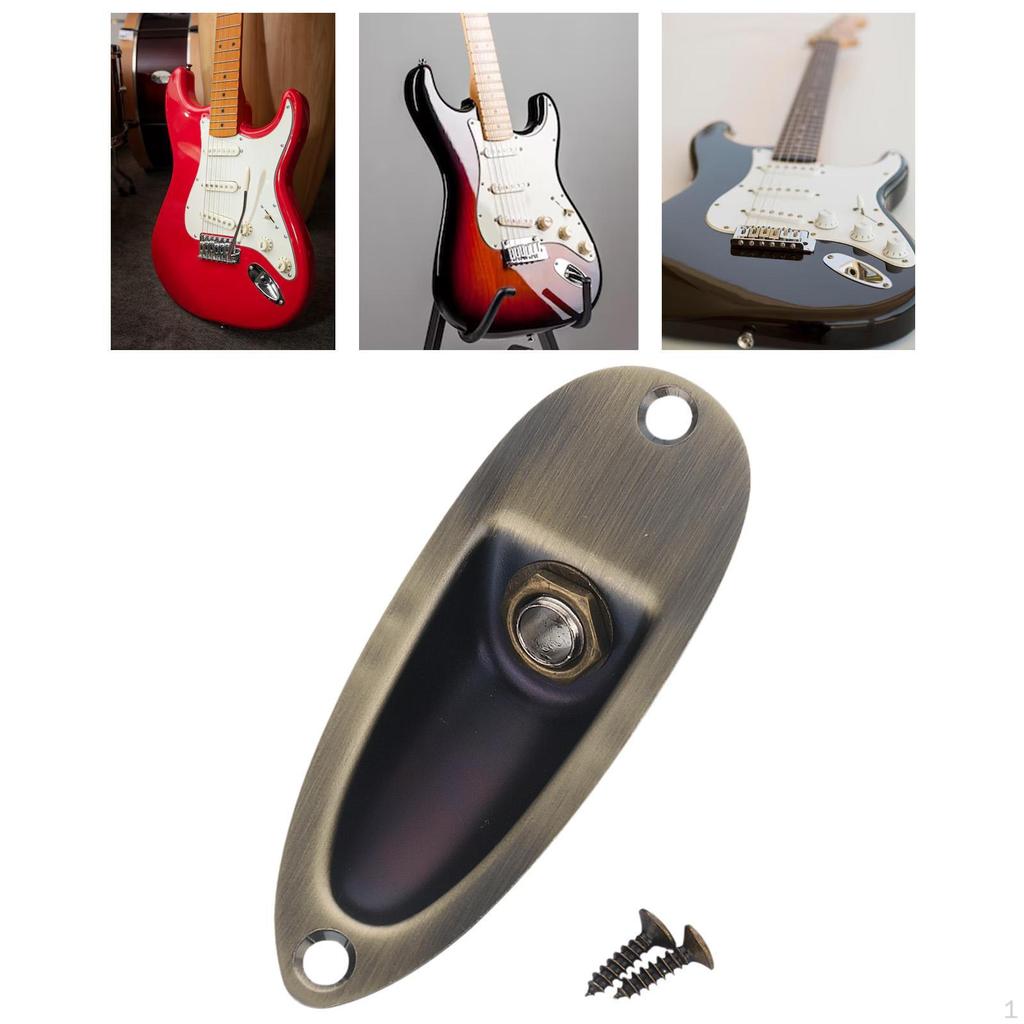 6.35mm Guitar Jack Plate for Electric DIY Assembly