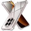 Толстый противоударный силиконовый чехол для телефона Xiaomi Redmi Note 15 Pro Plus 5G 17 Ultra Poco F8 M8 X8 Max Защита Прозрачная крышка