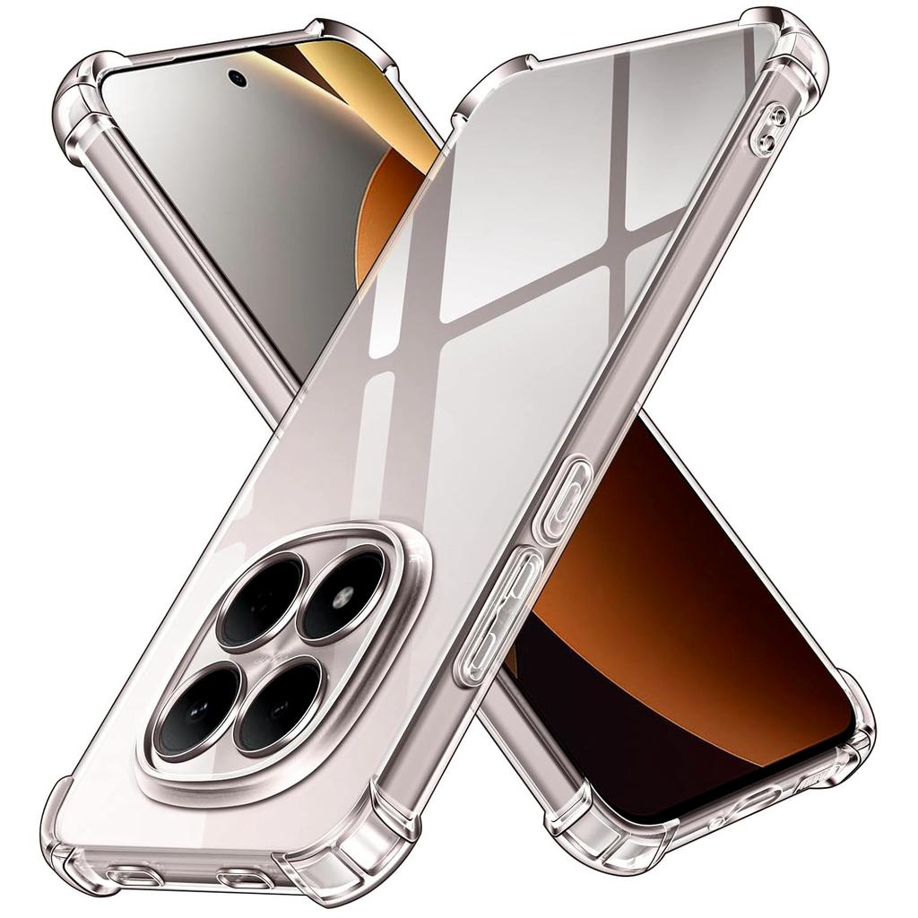 Thick Shockproof Silicone Phone Case for Xiaomi Redmi Note 15 Pro Plus 5G 17 Ultra Poco F8 M8 X8 Max Protection Clear Cover