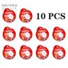 10pcs 7cm Christmas Ball Candy Box Christmas Tree Pendant Tinplate Children Spherical Gift Iron Box New Year Decoration Xmas Eve