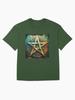 Pentangle Talisman Pentacle Pentangle Oversized T-Shirt