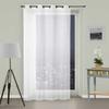 SOLEIL D'OCRE Maélis Eyelet Curtain - 135x250 Cm - White and Grey