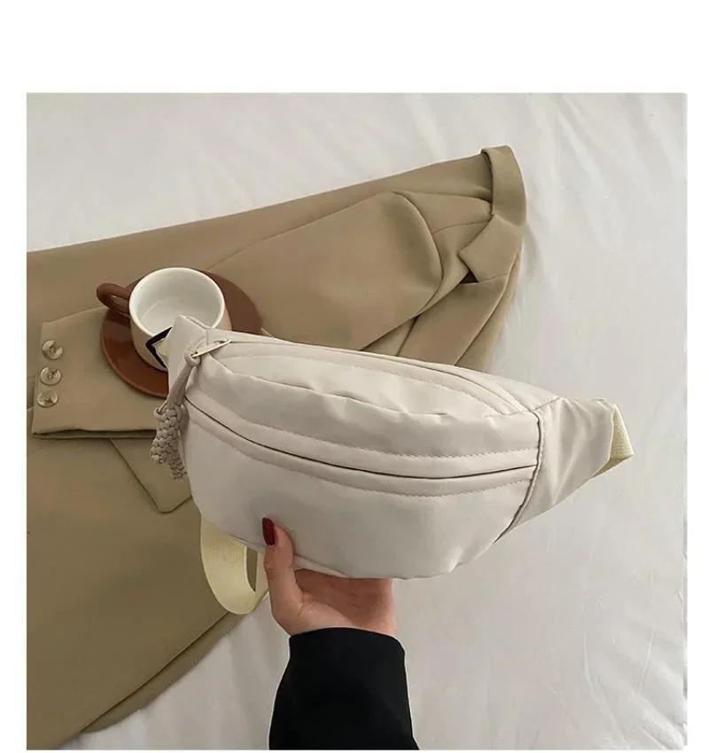 1 шт. Новая универсальная спортивная однотонная водонепроницаемая походная женская сумка через плечо холщовая повседневная ручная сумка