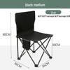Portable Outdoor Folding Chair with Backrest for Camping, Fishing, and Art Sketching