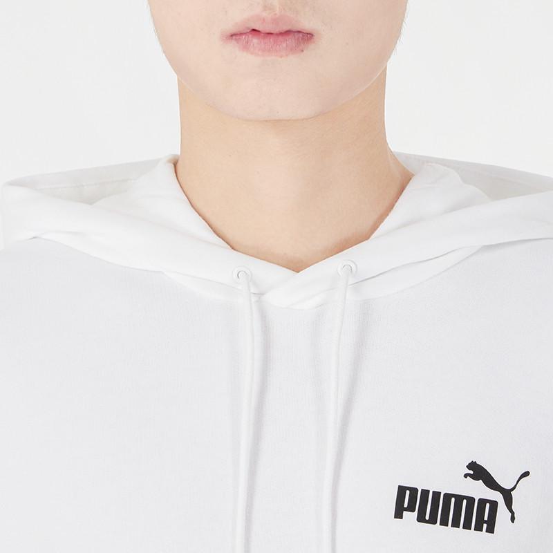 Puma Мужская однотонная толстовка с длинными рукавами, белая 849590-02