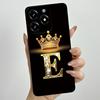 Чехол для телефона с буквами-коронами для OPPO Realme C61 4G 6.74" RMX3939 C 61 C63 Narzo N63 Квадратный корпус Жидкий силикон Мягкий бампер