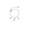 Mini Tassel Chain Link Cute Star Adjustable Ring for Women Girls Lady Resizable Ring With Mini Small Ball Jewelry