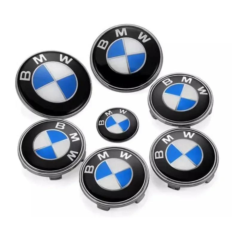 7 шт. Наклейка на переднюю эмблему автомобиля, задний значок, колпачок ступицы колеса для bmw E46 E90 E60 F10 F11 F20 F30 F34 F01 G20 G21 G31 G38 X1 X3 X5 X7