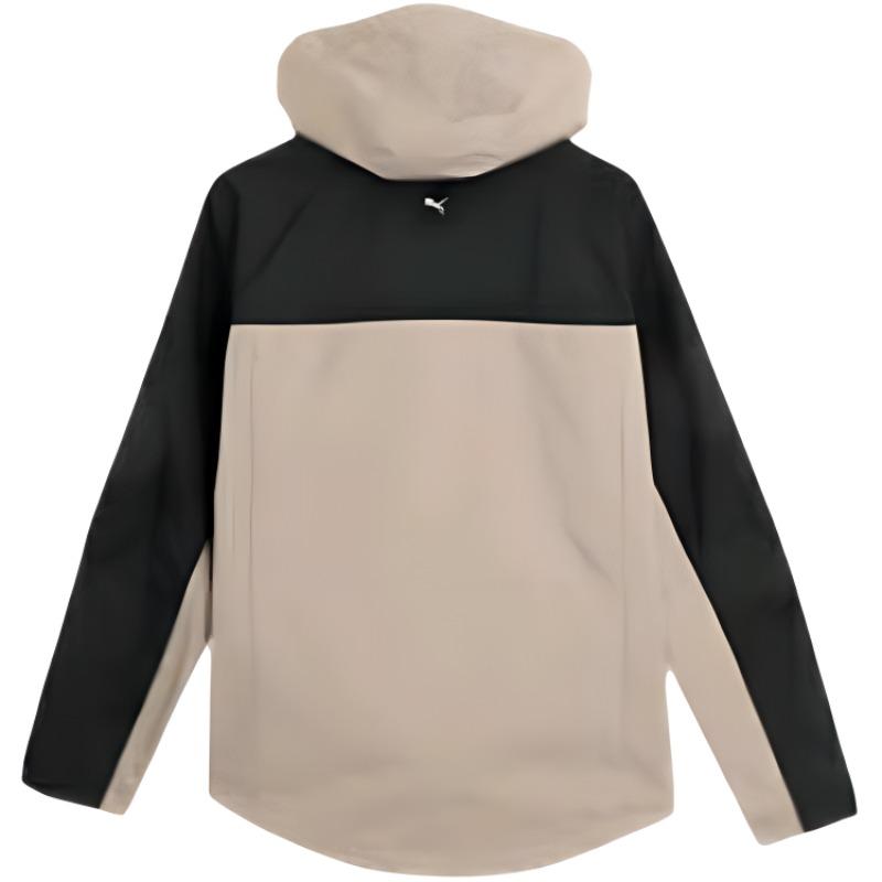 Puma Базовая серия цветных блоков логотип капюшон с длинным рукавом походная ветровка мужская верхняя одежда беличье-серый 683477-07