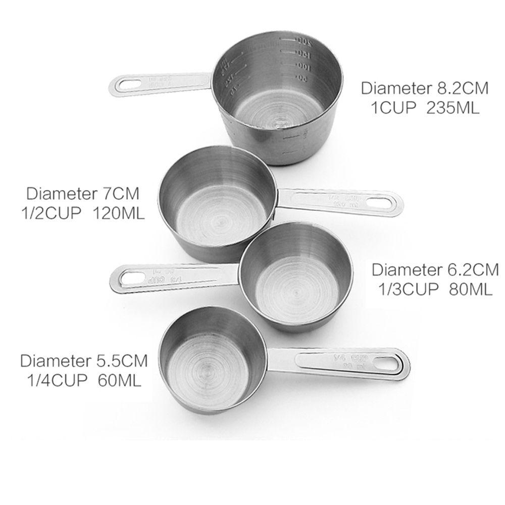 Kitchen Gadgets Stainless Steel Tableware Measuring Spoons Measuring Cups Scales Flour Scoop