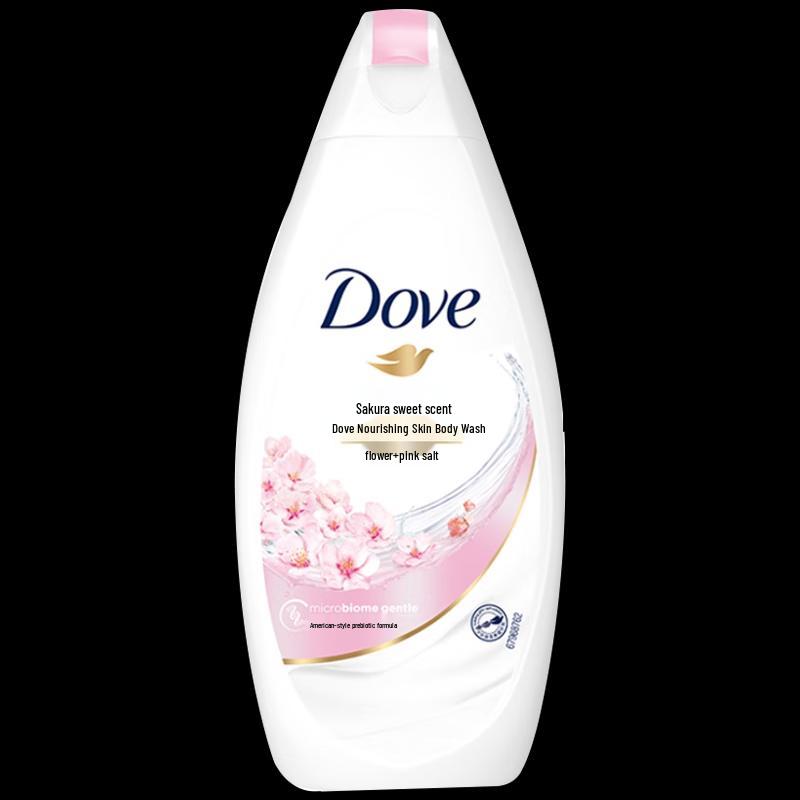Dove Cherry Blossom Bath Milk & Cleansing Foam Duo