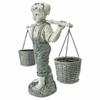 Decoration Outdoor Statues Two Tone Stone Garden Statues Little Girl Garden Statue Garden Decor