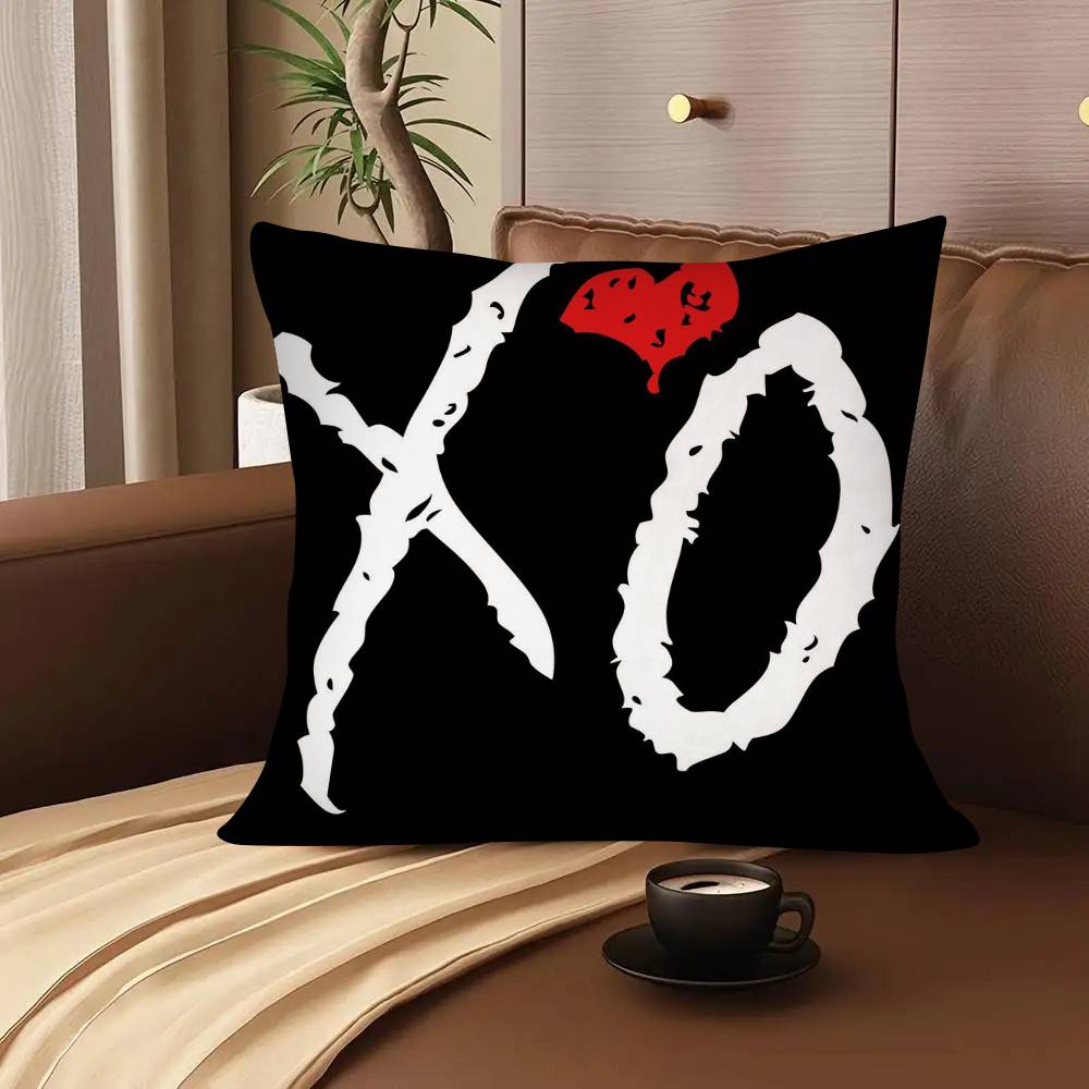 1 шт. Наволочка для подушки рэпера The Weeknd Xo Модная квадратная наволочка Спальня Диван Комната Ins Декор Отдых