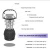 Rechargeable LED Camping Lantern Flashlight,Solar Powered Light With Hand Crank For Emergency,Mni Power Bank With USB
