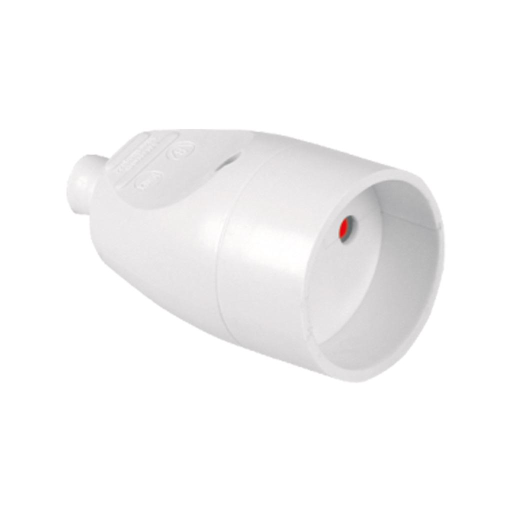 Straight Plug, Dismountable, 2P+Z, Uni-Schuko