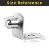 5mm Steel Shelf Support Pegs L-Shaped Nickel-Plated Cabinet Pins for Kitchen Furniture 50pcs