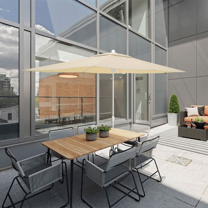 Зонт Marbueno Бежевый Полиэстер Сталь 200 x 300 см