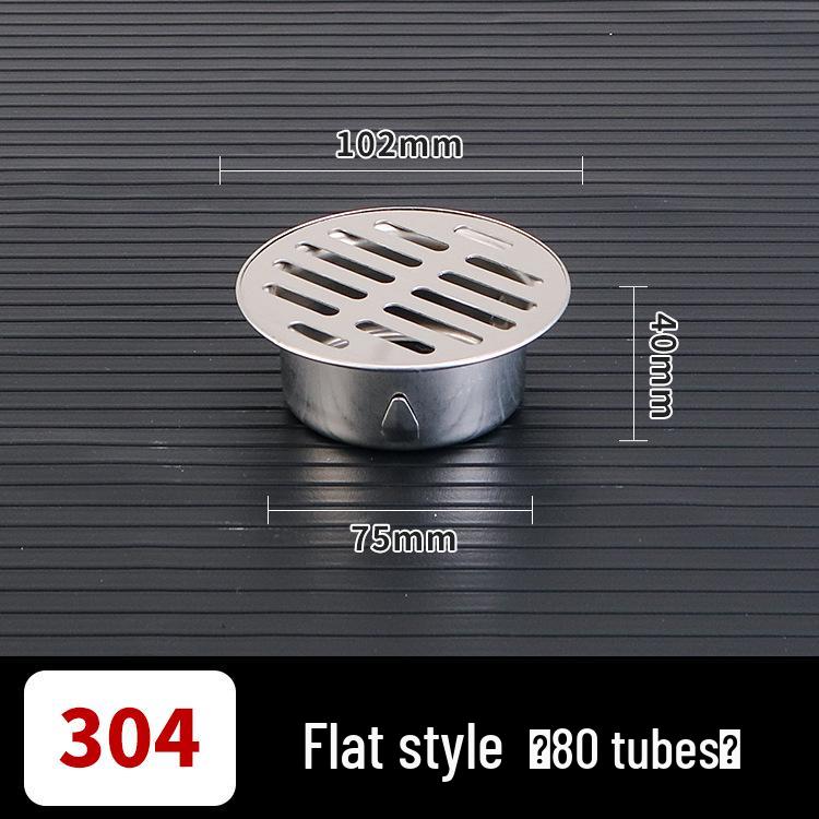 Сетчатая крышка-заглушка для слива из нержавеющей стали 304, предотвращающая засорение, для балконных и кровельных труб диаметром 75 мм