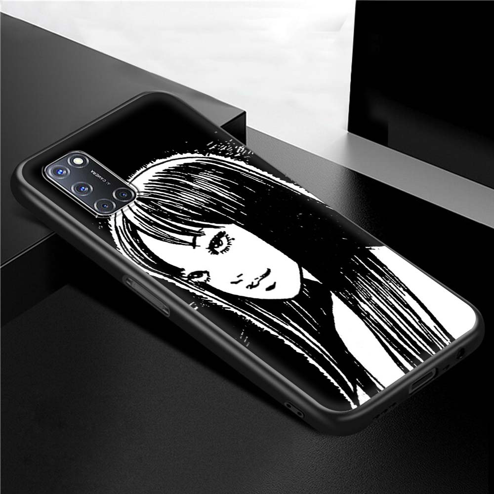 Черно-белый готический чехол в стиле ужасов в стиле панк для Realme 9 C3 8 7 6 Pro C21, чехол для телефона OPPO A54 5G A53 A52 A9 2020, чехол