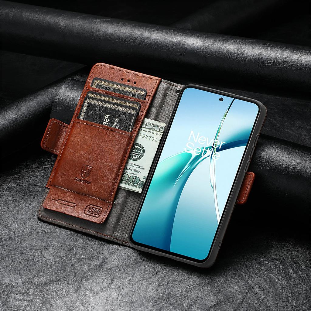 Многофункциональный кожаный чехол-книжка с магнитной застежкой для ASUS ROG Phone 9/ ASUS ZS590KL. Где мода встречается с функциональностью
