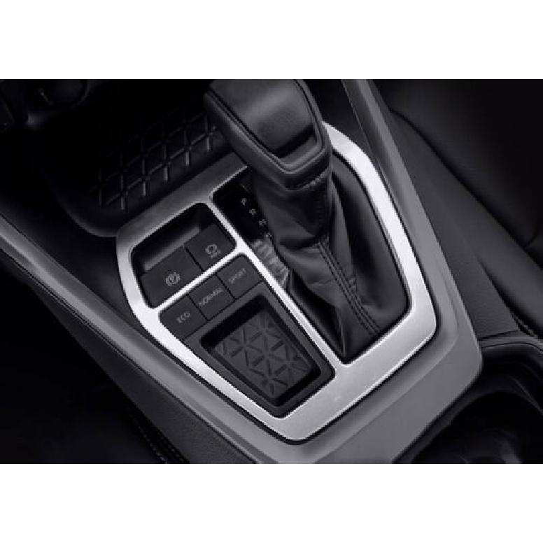 Серебристая 1 шт. Панель отделки рычага переключения передач центральной консоли Сталь Для Toyota RAV4 -