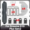 Совместимость с Dreame D10 Plus Gen2 Сменная основная боковая щетка Фильтр HEPA Насадка для швабры Пылесборники Запасные части Аксессуары