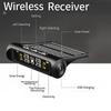 Автомобильный солнечный USB-питание Монитор температуры в реальном времени TPMS Сигнализация высокого и низкого давления в шинах Цифровая система контроля давления в шинах