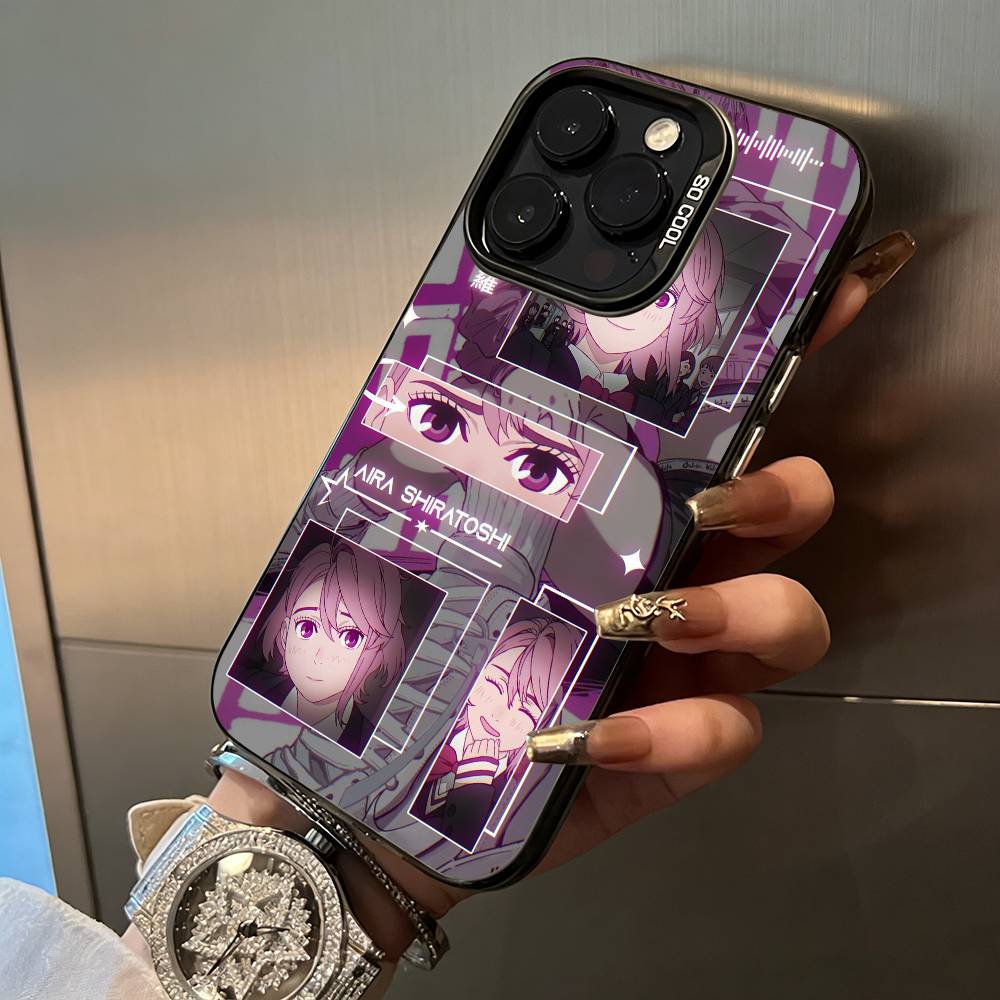 Popular anime-D-Dandadan Phone Case For IPhone17  16 11 12 13 14 15 16 Pro Max Plus Cover Colored Silver Funda Bumber