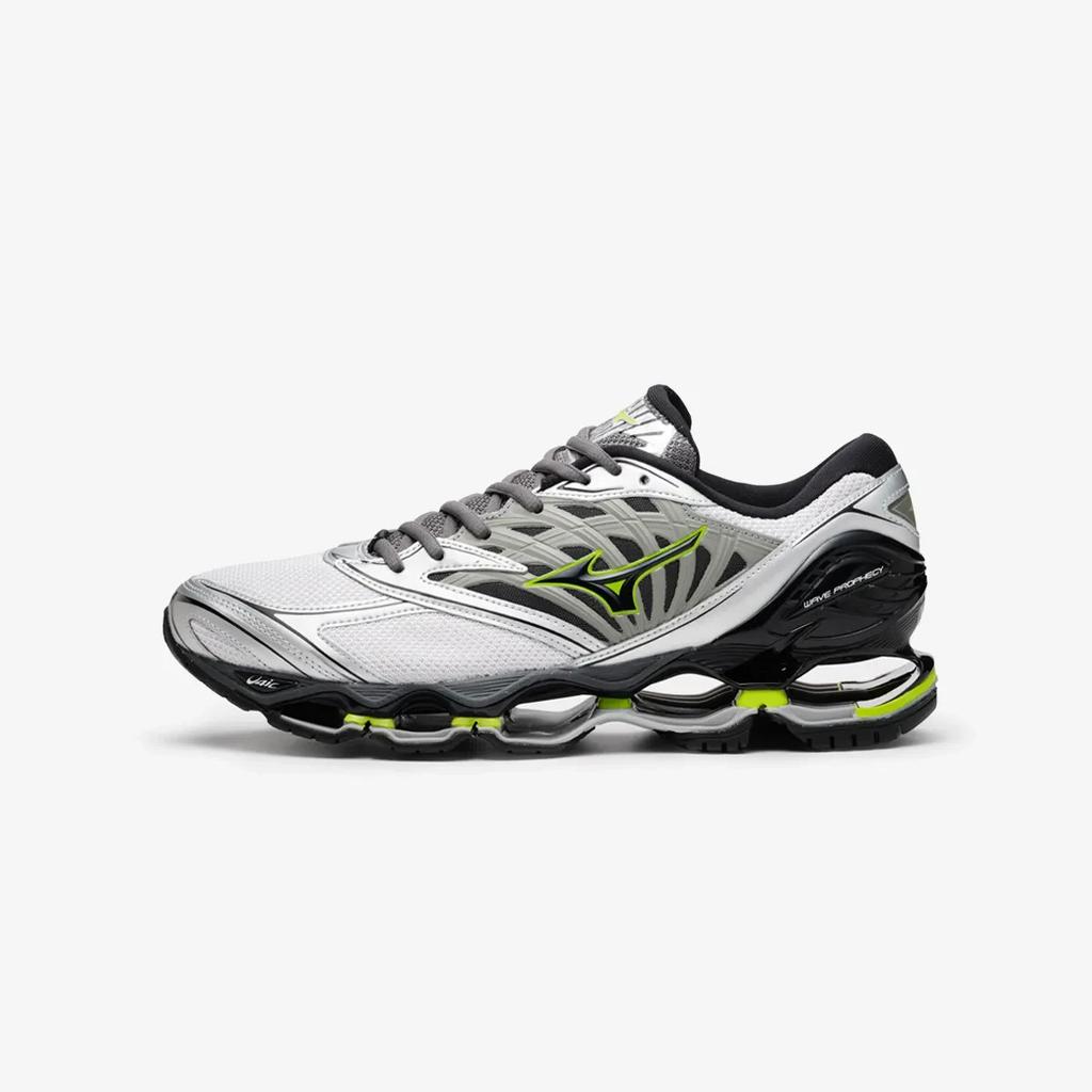 D1GA333711 Mizuno Wave Prophecy LS "Light Grey/Black/Lime Green" (Men's)
