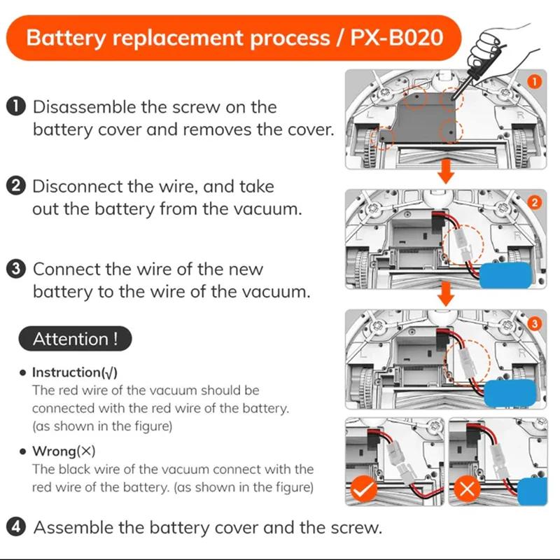 Original 14.8V 2600mah 3500mah Lithium Battery For ILIFE A4 A4s V7 A6 V7s Plus Robot Vacuum Cleaner INR18650 M26-4S1P Battery