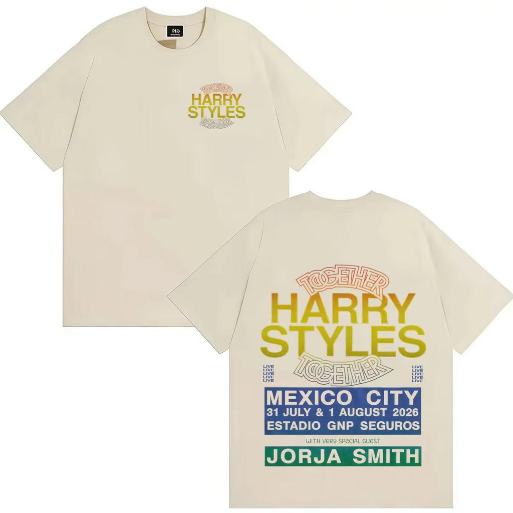 Harry Styles 2026 Together Tour Merch Fashion Harajuku Casual Thsrits Unisexs WoUnisexs Cotton Pop Versized Comfort Clothing Teenagers