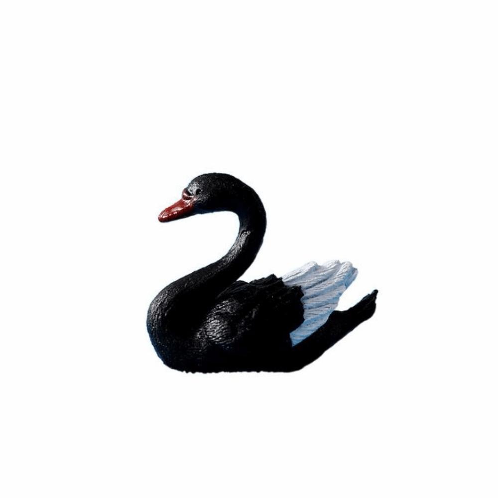 Craft Goose Model Cute Lover Swan Ornaments Cartoon Swan Miniatures Home Decor