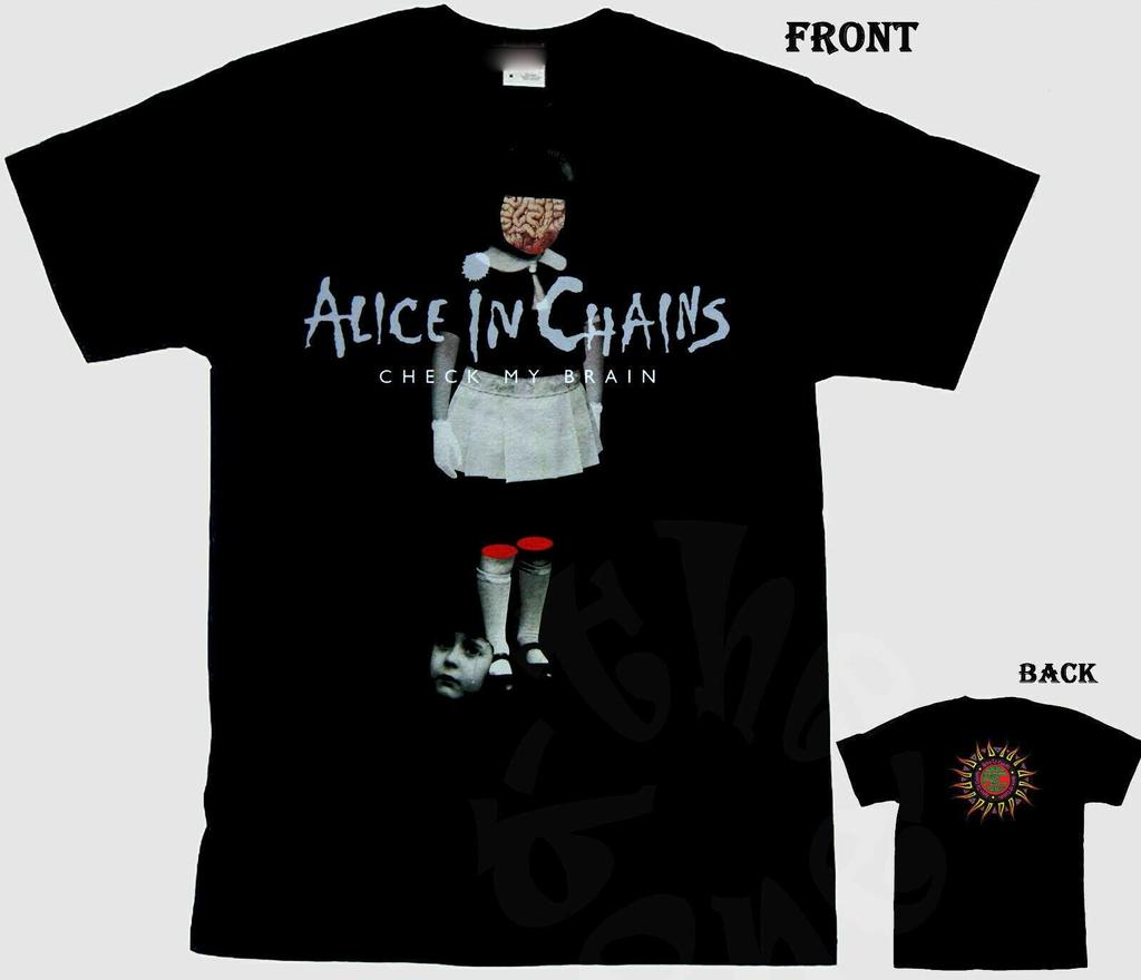 ALICE IN CHAINS – Check My Brain – American Rock Band T-Shirt All Size S-4XL
