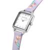 Oui & Me Harmonie Purple Leather Strap White Dial Quartz ME010386 Women's Watch